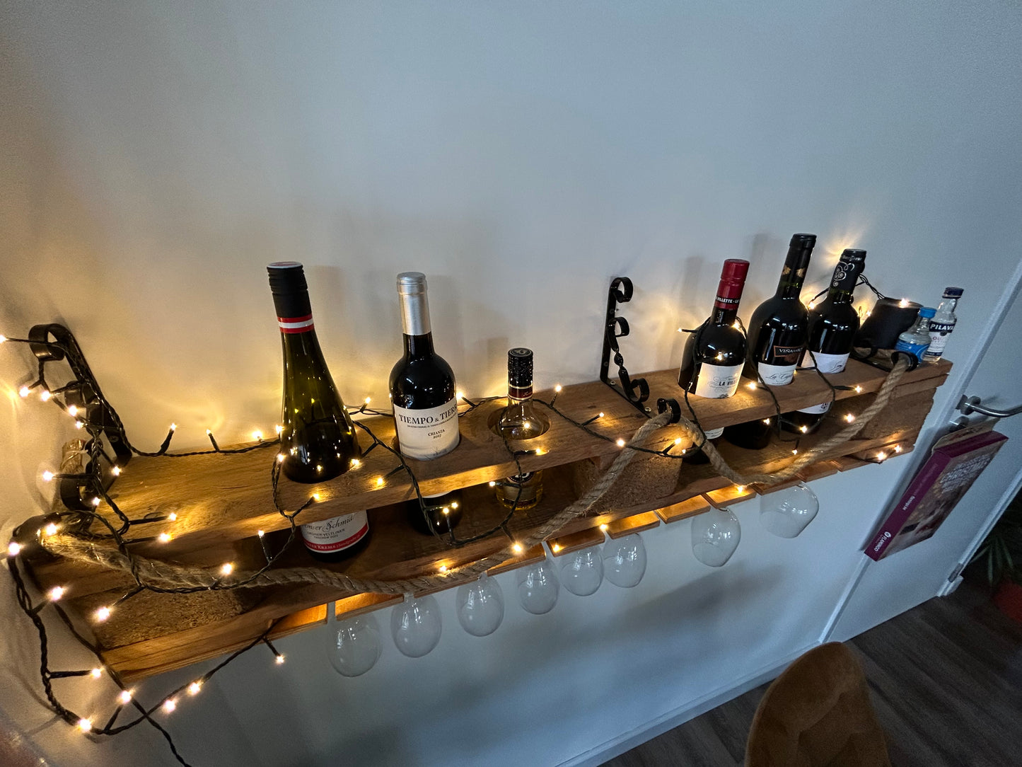 Wine Rack For 6 Bottles