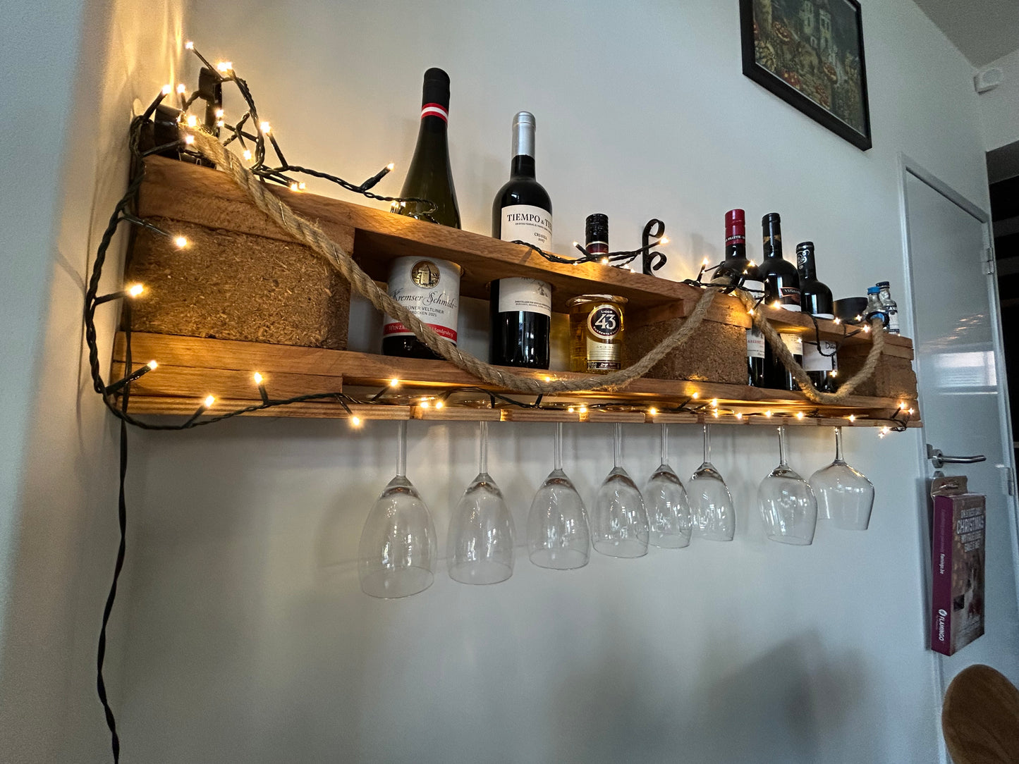 Wine Rack For 6 Bottles